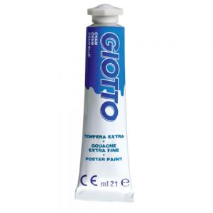 Tempera Giotto 21ml colore 15 Cyan - Ciano