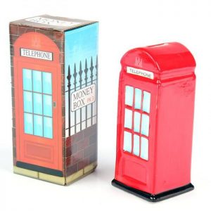 Salvadanaio UK – Cabina telefonica inglese