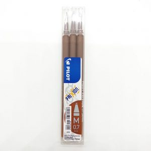 scuoleria.sbs - Blister 3 Refill per penna sfera Frixion Ball marrone