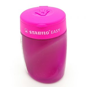 scuoleria.sbs - Temperamatite ergonomico Easy destrimani rosa