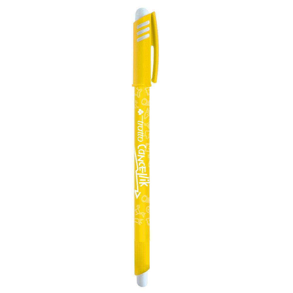 scuoleria.sbs - Penna a sfera cancellabile Tratto Cancellik giallo
