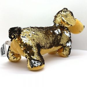 scuoleria.sbs - Bassotto con paillettes reversibili oro