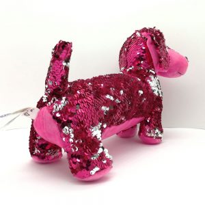 scuoleria.sbs - Bassotto con paillettes reversibili fucsia