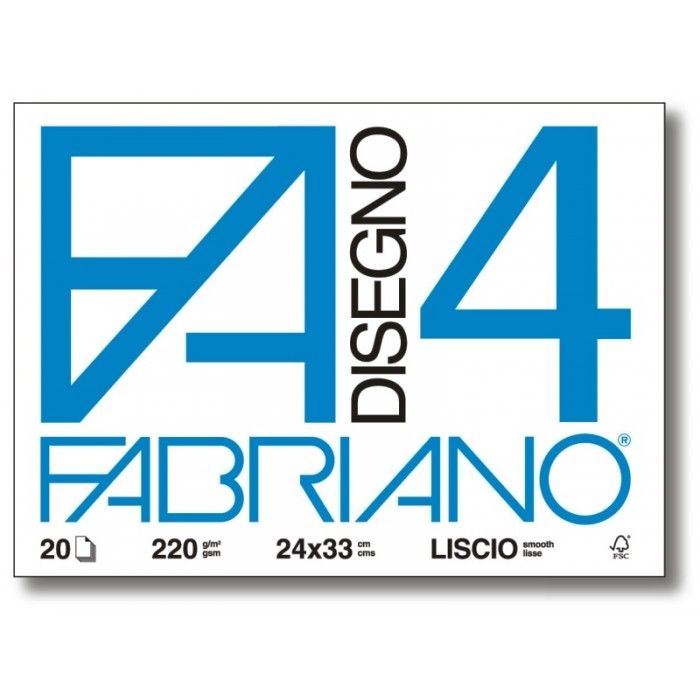 scuoleria.sbs - Album disegno Fabriano 4 Liscio 24x33 cm