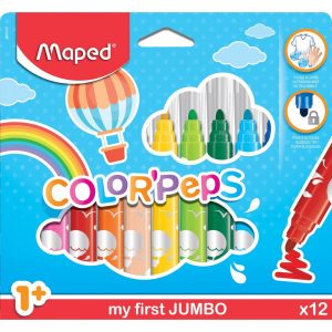 scuoleria.sbs - Pennarelli colorati Maxi Early Age scat.12 pz.
