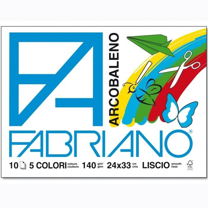 Album Fabriano Arcobaleno 24x33 cm