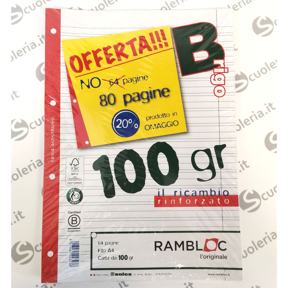 scuoleria.sbs - Ricambio rinforzato Rambloc 100gr B