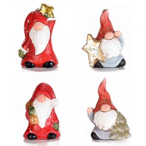 scuoleria.sbs - Babbo natale in ceramica con scatolina