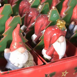 scuoleria.sbs - Babbo natale in ceramica con scatolina