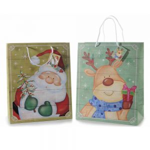 scuoleria.sbs - Sacchetto regalo Babbo Natale / Renna