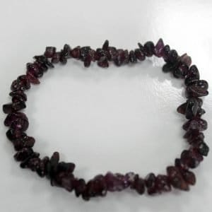 Bracciale in Pietra Granato rosso