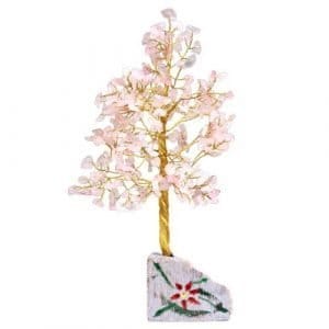 Albero 320 gemme Quarzo rosa