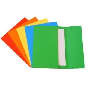 Confezione 25 Cartelline a busta mix 5 colori 200gr