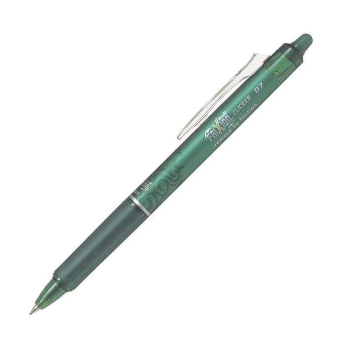 Penna cancellabile Frixion Ball Clicker verde