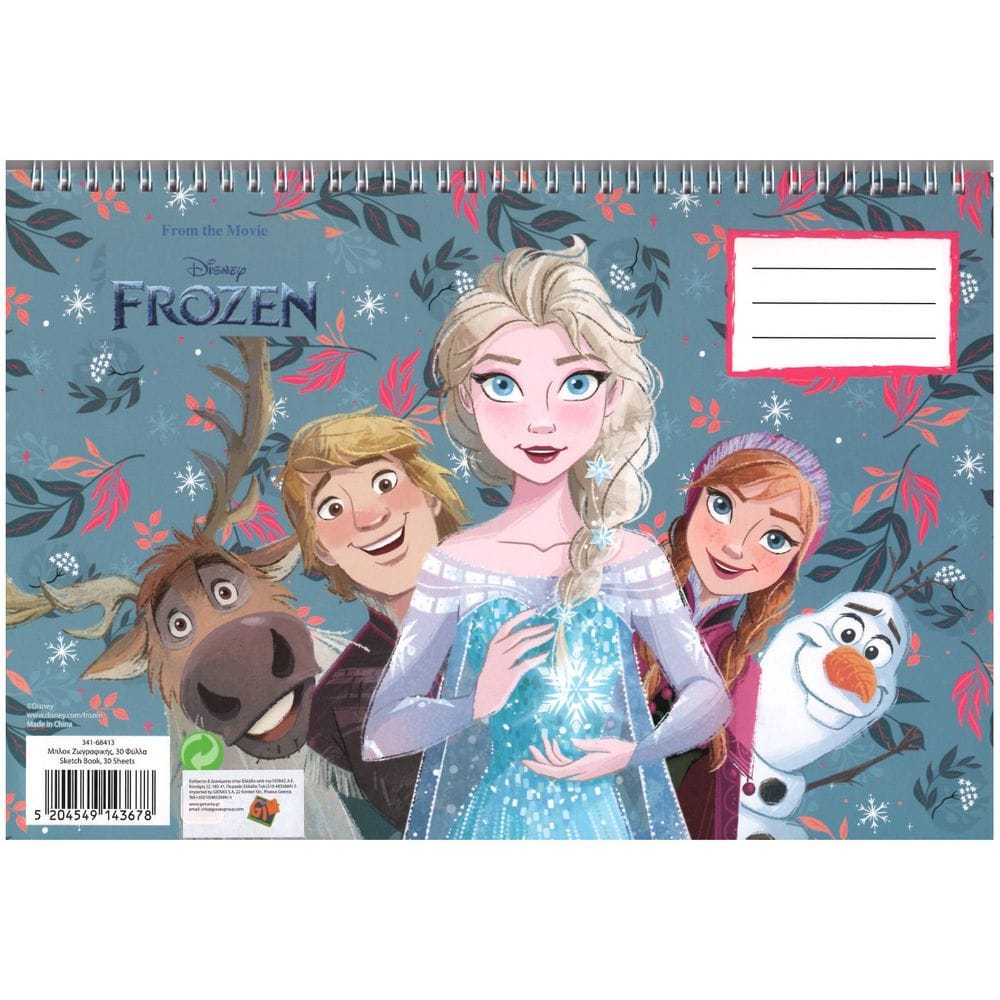 Frozen - Sketchbook per disegni
