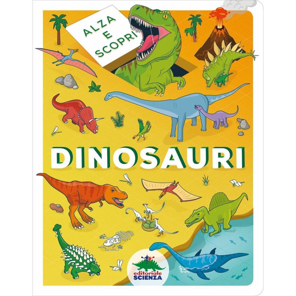 Dinosauri alza e scopri