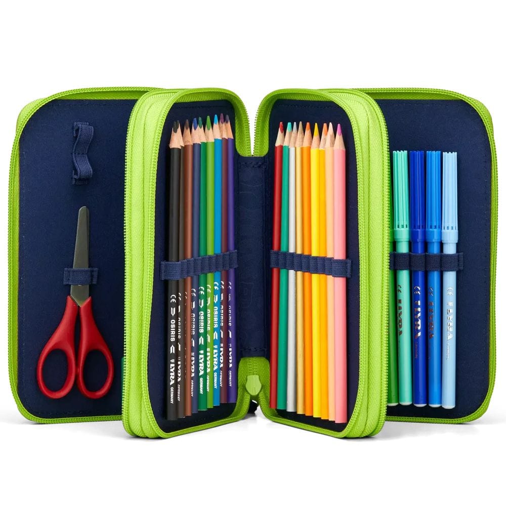 Ergobag Astuccio 3 zip completo Front RunBear