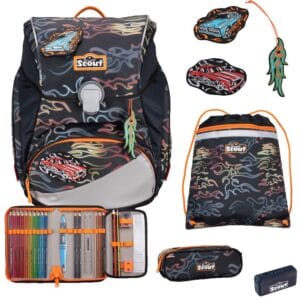 Zaino ergonomico SCOUT Alpha set Light Flames