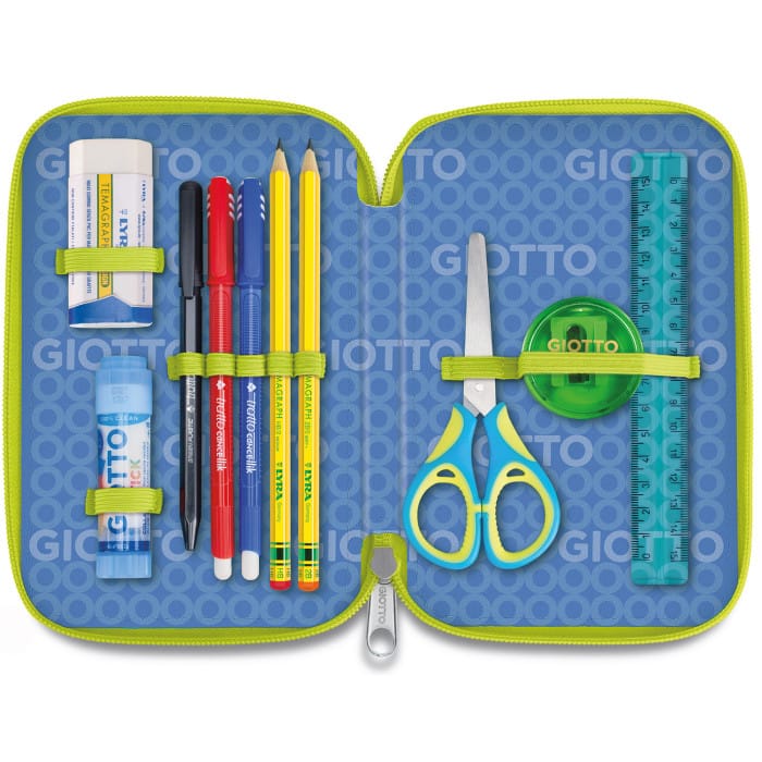 Astuccio 3 zip completo Giotto Unicorno